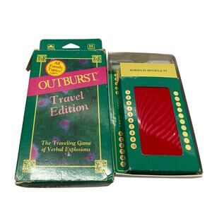 Vintage Outburst Travel Edition Game By Hersch 1991 No. 4261